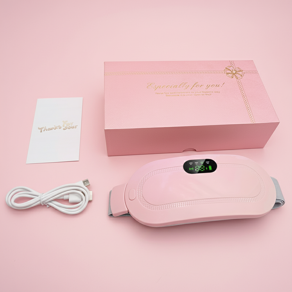 Menstrual heating pad device